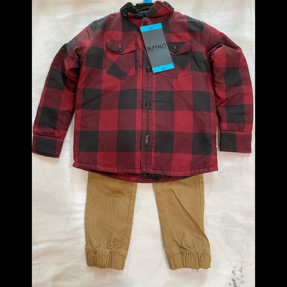 Kids Winter Shirt and Pant ( 2 Piece )